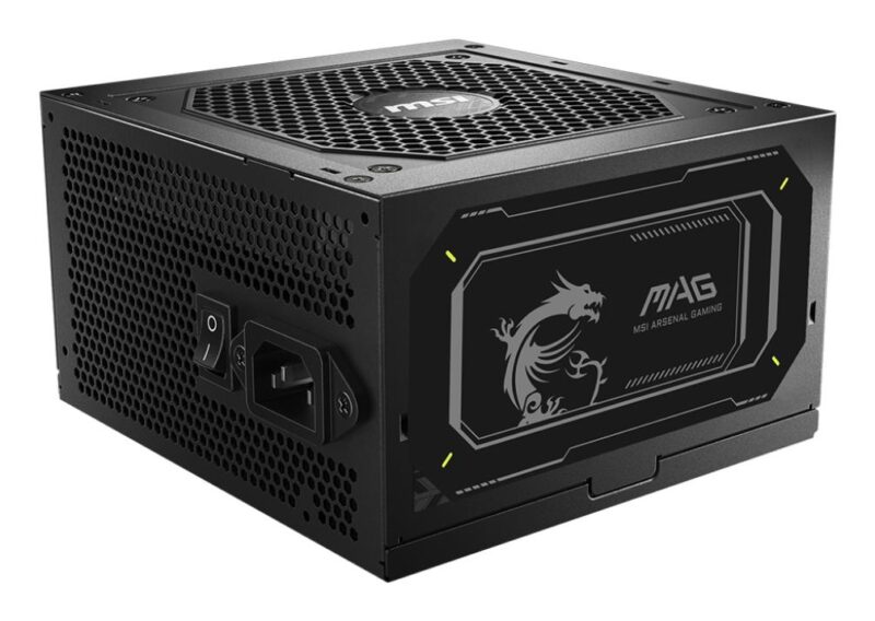 Power Supply|MSI|MAG A750GL PCIE5 II|750 Watts|Efficiency 80 PLUS GOLD|PFC Active|MAGA750GLPCIE5II Power Supply|MSI|MAG A750GL PCIE5 II|750 Watts|Efficiency 80 PLUS GOLD|PFC Active|MAGA750GLPCIE5II