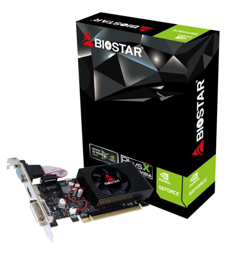 Graphics Card|BIOSTAR|NVIDIA|GeForce GT 730|700 MHz|2 GB|GDDR3|128 bit|PCI Express 2.0|Active|VN7313THX1 Graphics Card|BIOSTAR|NVIDIA|GeForce GT 730|700 MHz|2 GB|GDDR3|128 bit|PCI Express 2.0|Active|VN7313THX1