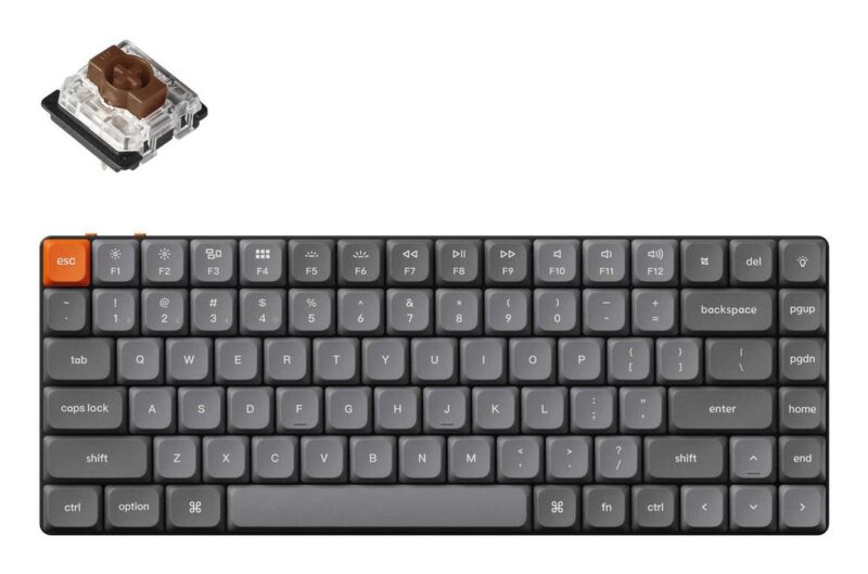 KEYBOARD WRL K3 MAX RGB/BLACK K3M-H3 KEYCHRON KEYBOARD WRL K3 MAX RGB/BLACK K3M-H3 KEYCHRON