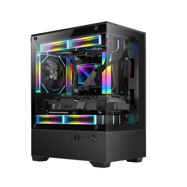 Case|GOLDEN TIGER|micro ATX|Black|Mini Tower|Raider SL-2|RAIDERSL-2 Case|GOLDEN TIGER|micro ATX|Black|Mini Tower|Raider SL-2|RAIDERSL-2