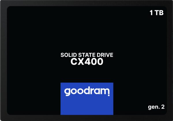 SSD|GOODRAM|CX400 GEN.2|1TB|SATA|3D TLC|Write speed 500 MBytes/sec|Read speed 550 MBytes/sec|2,5"|TBW 720 TB|MTBF 2000000 hours|SSDPR-CX400-01T-G2 SOUND CARD USB 2-PORT/0.15M CDKHB VENTION