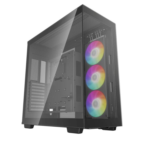 Case|DEEPCOOL|CH780|MiniTower|Case product features Transparent panel|Colour Black|R-CH780-BKADE41-G-1