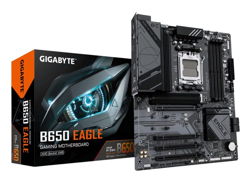 Mainboard|GIGABYTE|AMD B650|Socket AM5|ATX|RAM DDR5-SDRAM|4xSlots|3xNumber of M.2 (M) slots|B650 EAGLE AX (rev. 1.2)|B650EAGLE1.2 Mainboard|GIGABYTE|AMD B650|Socket AM5|ATX|RAM DDR5-SDRAM|4xSlots|3xNumber of M.2 (M) slots|B650 EAGLE AX (rev. 1.2)|B650EAGLE1.2