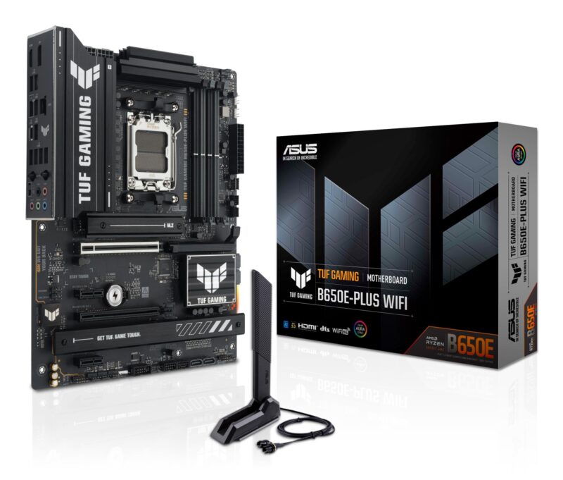 Mainboard|ASUS|AMD B650|SAM5|ATX|Memory DDR5|Memory slots 4|1xPCI-Express 4.0 1x|1xPCI-Express 4.0 16x|1xPCI-Express 5.0 16x|3xM.2|1xHDMI|1xDisplayPort|6xUSB 2.0|3xUSB 3.2|1xUSB-C|1xRJ45|3xAudio port|TUFGAMINGB650EPLUSWIFI
