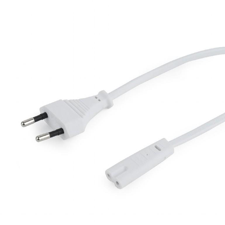 CABLE POWER EU 1.8M/WHITE PC-184/2-W GEMBIRD CABLE POWER EU 1.8M/WHITE PC-184/2-W GEMBIRD