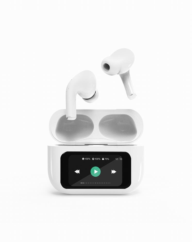 HEADSET BLUETOOTH/WHITE TWS-LCD-ANC-01-W GEMBIRD HEADSET BLUETOOTH/WHITE TWS-LCD-ANC-01-W GEMBIRD