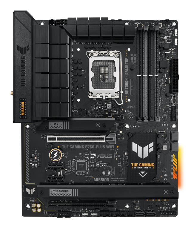 Mainboard|ASUS|Intel B760 Express|LGA1700|ATX|Memory DDR5|Memory slots 4|2xPCI-Express 3.0 1x|1xPCI-Express 3.0 16x|1xPCI-Express 5.0 16x|3xM.2|1xHDMI|1xDisplayPort|1xUSB 2.0|4xUSB 3.2|1xUSB-C|1xOptical S/PDIF|1xRJ45|5xAudio port|TUFGAMINGB760-PLUSWIFI Mainboard|ASUS|Intel B760 Express|LGA1700|ATX|Memory DDR5|Memory slots 4|2xPCI-Express 3.0 1x|1xPCI-Express 3.0 16x|1xPCI-Express 5.0 16x|3xM.2|1xHDMI|1xDisplayPort|1xUSB 2.0|4xUSB 3.2|1xUSB-C|1xOptical S/PDIF|1xRJ45|5xAudio port|TUFGAMINGB760-PLUSWIFI