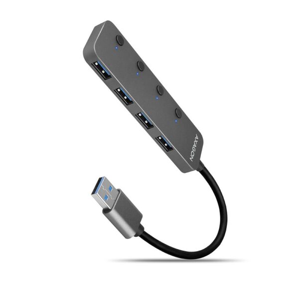 I/O USB HUB SWITCH 4PORT/0.2M HUE-MSA AXAGON I/O USB HUB SWITCH 4PORT/0.2M HUE-MSA AXAGON