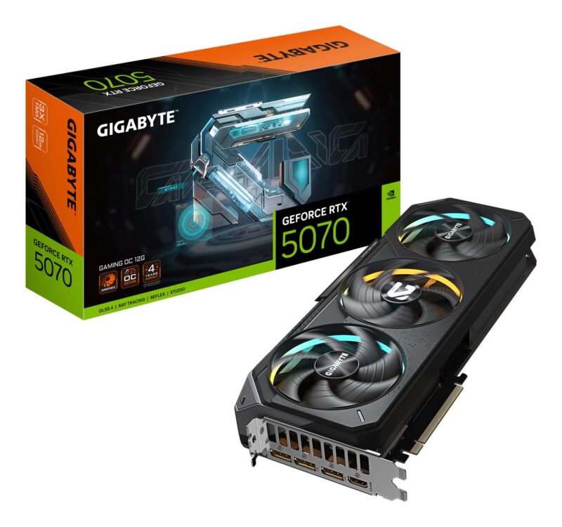 Graphics Card|GIGABYTE|NVIDIA GeForce RTX 5070|12 GB|GDDR7|192 bit|PCIE 5.0 16x|GPU 2625 MHz|Triple slot Fansink|1xHDMI|3xDisplayPort|GV-N5070GAMINGOC-12GD Graphics Card|GIGABYTE|NVIDIA GeForce RTX 5070|12 GB|GDDR7|192 bit|PCIE 5.0 16x|GPU 2625 MHz|Triple slot Fansink|1xHDMI|3xDisplayPort|GV-N5070GAMINGOC-12GD