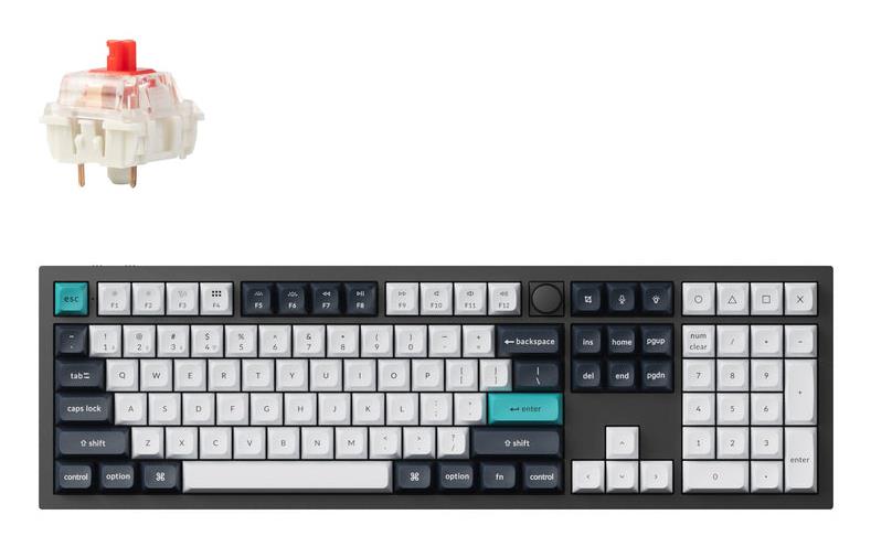 KEYBOARD WRL Q6 MAX RGB/CARBON BLACK Q6M-M1 KEYCHRON KEYBOARD WRL Q6 MAX RGB/CARBON BLACK Q6M-M1 KEYCHRON