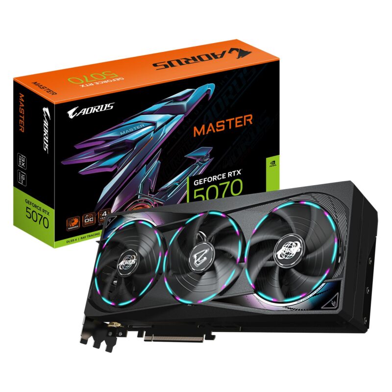 Graphics Card|GIGABYTE|NVIDIA GeForce RTX 5070|12 GB|GDDR7|192 bit|PCIE 5.0 16x|GPU 2715 MHz|Triple slot Fansink|1xHDMI|3xDisplayPort|GV-N5070AORUSM-12GD Graphics Card|GIGABYTE|NVIDIA GeForce RTX 5070|12 GB|GDDR7|192 bit|PCIE 5.0 16x|GPU 2715 MHz|Triple slot Fansink|1xHDMI|3xDisplayPort|GV-N5070AORUSM-12GD