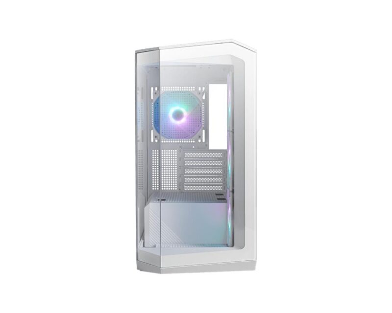 Case|MSI|MidiTower|Case product features Transparent panel|Not included|MicroATX|Colour White|MAGPANOM100RPZWHITE Case|MSI|MidiTower|Case product features Transparent panel|Not included|MicroATX|Colour White|MAGPANOM100RPZWHITE