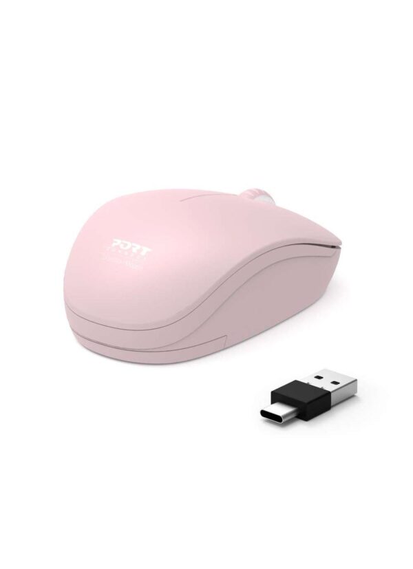 MOUSE USB OPTICAL WRL COLLECT./PINK 900541 PORT DESIGNS