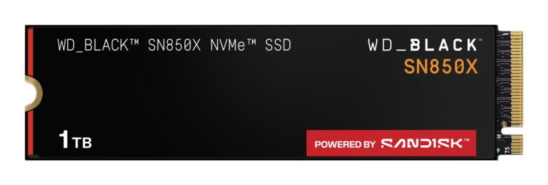 SSD|SANDISK|600xTBW rating|Read speed 7300 MB/s|Write speed 6300 MB/s|NVMe Yes|PCI Express 4.0|M.2|1000 GB|POWERED BY SANDISK|Black SN850X|WDS100T2X0E SSD|SANDISK|600xTBW rating|Read speed 7300 MB/s|Write speed 6300 MB/s|NVMe Yes|PCI Express 4.0|M.2|1000 GB|POWERED BY SANDISK|Black SN850X|WDS100T2X0E