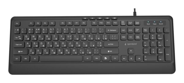 KEYBOARD MULTIMEDIA USB CYRILL/BLACK KB-MCH-05-CYRL GEMBIRD KEYBOARD MULTIMEDIA USB CYRILL/BLACK KB-MCH-05-CYRL GEMBIRD