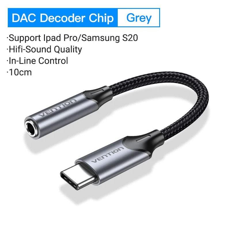 ADAPTER USB-C TO AUDIO 3.5MM/0.1M BGMHA VENTION ADAPTER USB-C TO AUDIO 3.5MM/0.1M BGMHA VENTION