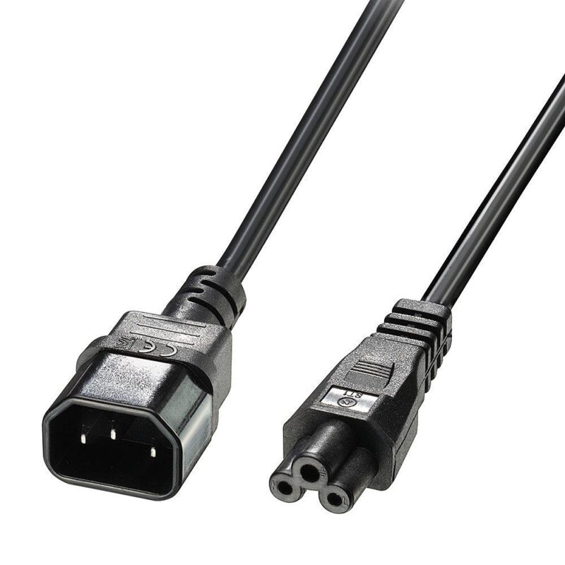 CABLE POWER IEC C14 TO IEC C5/5M 30343 LINDY CABLE POWER IEC C14 TO IEC C5/5M 30343 LINDY