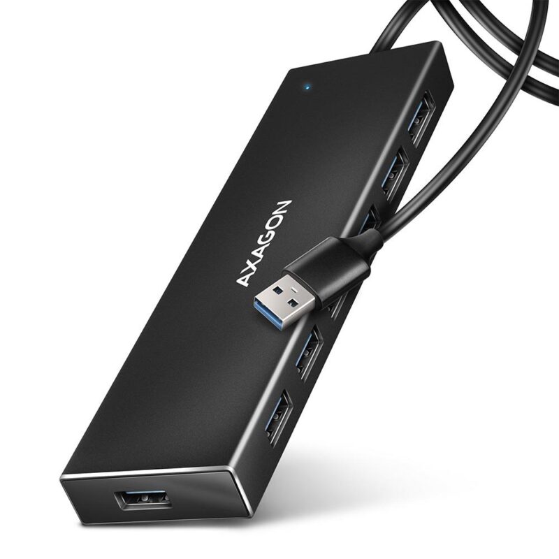 I/O HUB USB3.2 7PORT FLAT/1M HUE-F7A AXAGON I/O HUB USB3.2 7PORT FLAT/1M HUE-F7A AXAGON