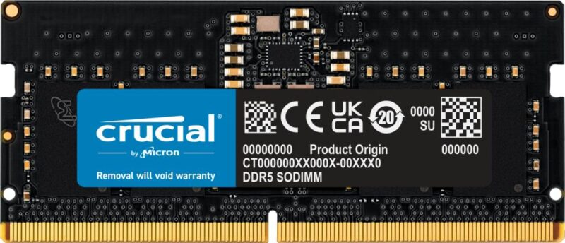NB MEMORY 8GB DDR5-5600/SO CT8G56C46S5 CRUCIAL NB MEMORY 8GB DDR5-5600/SO CT8G56C46S5 CRUCIAL