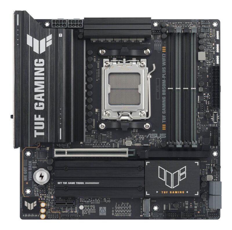 Mainboard|ASUS|AMD B850|SAM5|Micro-ATX|Memory DDR5|Memory slots 4|GAMINGB850M-PLUSWIFI7 Mainboard|ASUS|AMD B850|SAM5|Micro-ATX|Memory DDR5|Memory slots 4|GAMINGB850M-PLUSWIFI7
