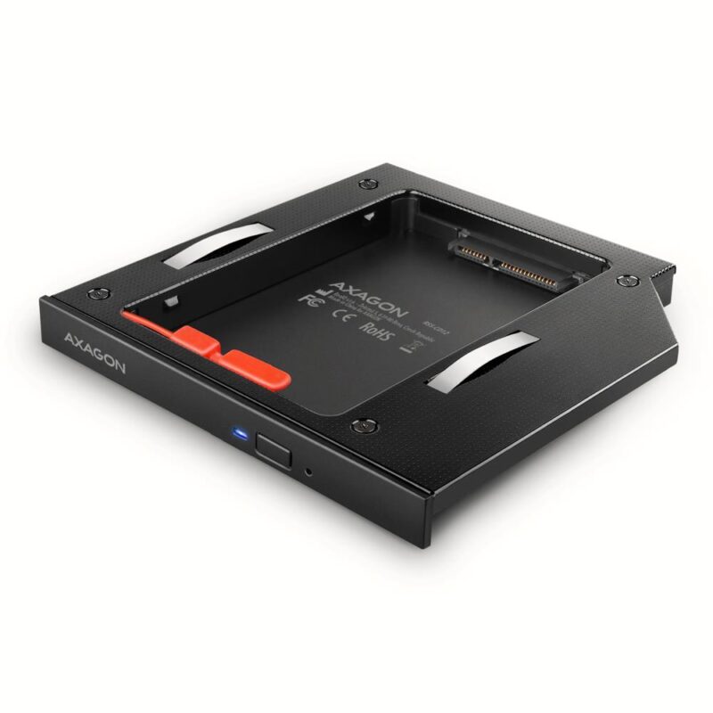 SSD/HDD CADDY 2.5" DVD SLOT/RSS-CD12 AXAGON SSD/HDD CADDY 2.5" DVD SLOT/RSS-CD12 AXAGON