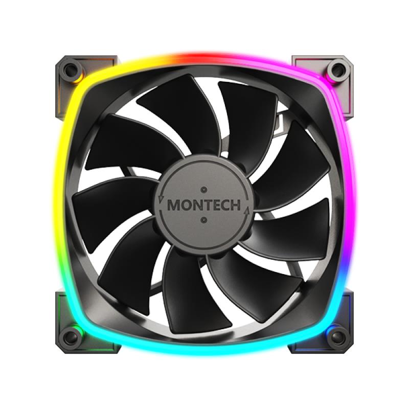 CASE FAN 120MM/RX120 PWM BLACK MONTECH CASE FAN 120MM/RX120 PWM BLACK MONTECH