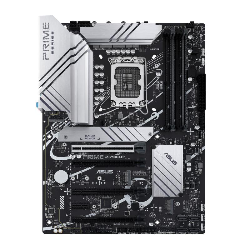 Mainboard|ASUS|Intel Z790|LGA1700|ATX|Memory DDR5|Memory slots 4|1xPCI-Express 3.0 1x|3xPCI-Express 4.0 16x|1xPCI-Express 5.0 16x|3xM.2|1xHDMI|1xDisplayPort|4xUSB 2.0|3xUSB 3.2|1xUSB-C|1xPS/2|1xRJ45|3xAudio port|PRIMEZ790-P Mainboard|ASUS|Intel Z790|LGA1700|ATX|Memory DDR5|Memory slots 4|1xPCI-Express 3.0 1x|3xPCI-Express 4.0 16x|1xPCI-Express 5.0 16x|3xM.2|1xHDMI|1xDisplayPort|4xUSB 2.0|3xUSB 3.2|1xUSB-C|1xPS/2|1xRJ45|3xAudio port|PRIMEZ790-P