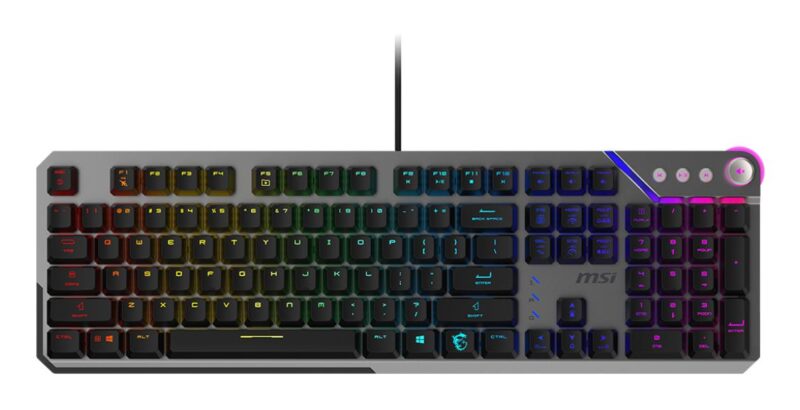 KEYBOARD GAMING BLACK US/STRIKE 600 SILENT MSI KEYBOARD GAMING BLACK US/STRIKE 600 SILENT MSI