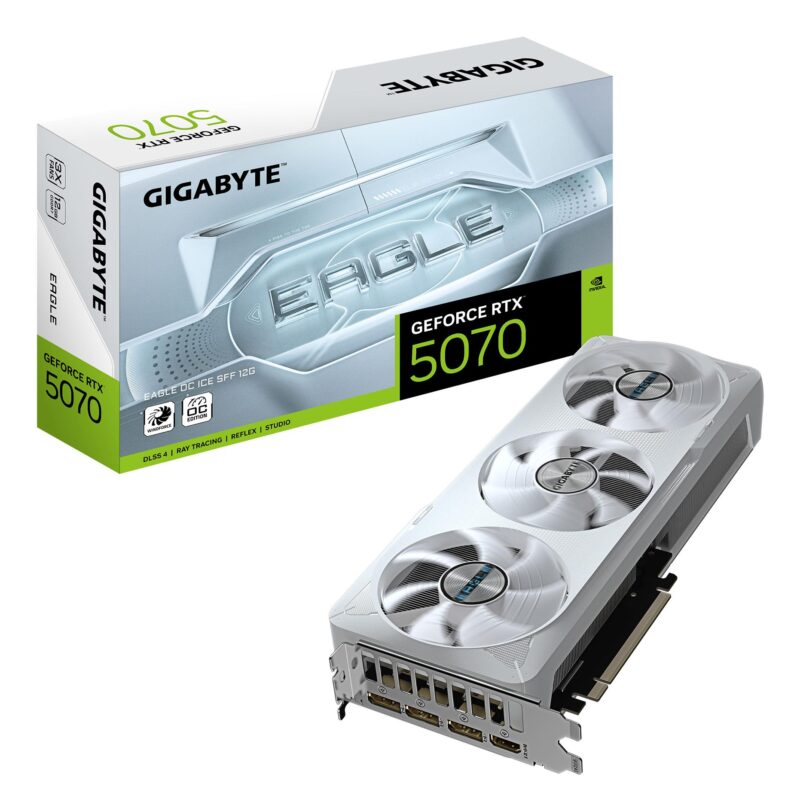 Graphics Card|GIGABYTE|NVIDIA GeForce RTX 5070|12 GB|GDDR7|192 bit|PCIE 5.0 16x|GPU 2587 MHz|Triple slot Fansink|1xHDMI|3xDisplayPort|GV-N5070EAGLEOCICE-12GD Graphics Card|GIGABYTE|NVIDIA GeForce RTX 5070|12 GB|GDDR7|192 bit|PCIE 5.0 16x|GPU 2587 MHz|Triple slot Fansink|1xHDMI|3xDisplayPort|GV-N5070EAGLEOCICE-12GD