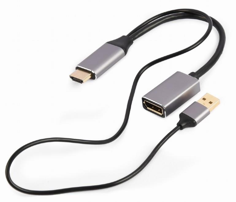 I/O ADAPTER HDMI TO DP/BLACK A-HDMIM-DPF-02 GEMBIRD I/O ADAPTER HDMI TO DP/BLACK A-HDMIM-DPF-02 GEMBIRD