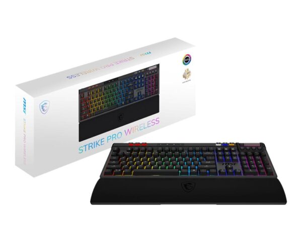 KEYBOARD GAMING BLACK US/STRIKE PRO W SILENT US MSI