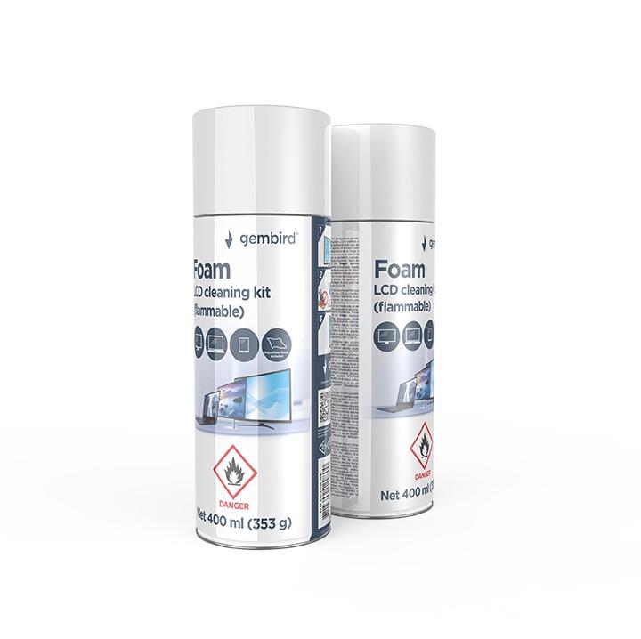 CLEANING KIT LCD FOAM 400ML/CK-LCD-08 GEMBIRD CLEANING KIT LCD FOAM 400ML/CK-LCD-08 GEMBIRD