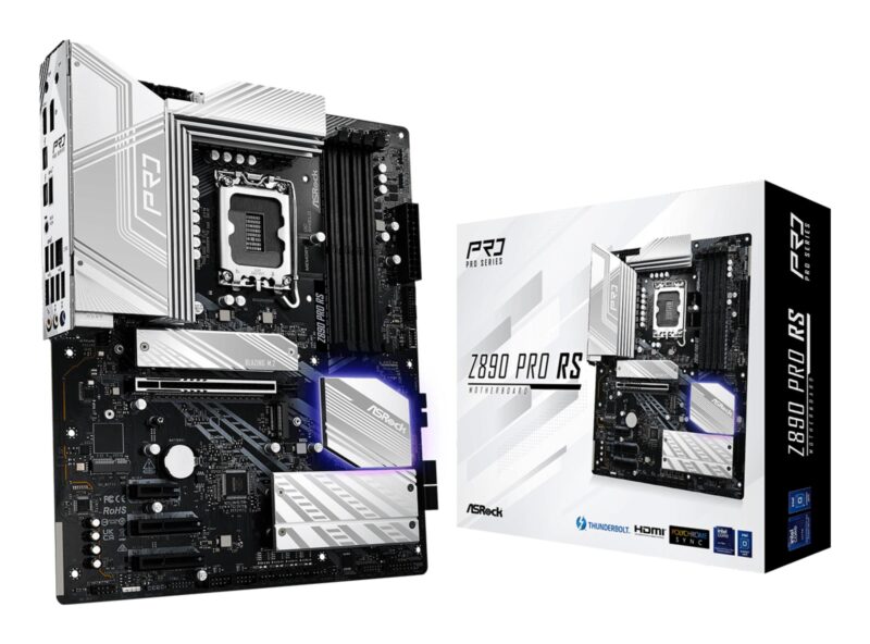 Mainboard|ASROCK|Intel Z890|LGA1851|ATX|Memory DDR5|Memory slots 4|1xPCI-Express 4.0 1x|2xPCI-Express 4.0 4x	|1xPCI-Express 5.0 16x|1xM.2|1xHDMI|1xDisplayPort|4xUSB 2.0|2xUSB 3.1|1xUSB 3.2|2xUSB-C w/Thunderbolt|1xRJ45|3xAudio port|Z890PRORS