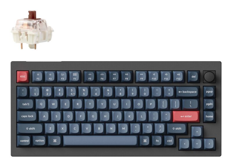 KEYBOARD WRL V1 MAX RGB/CARBON BLACK V1M-D3 KEYCHRON KEYBOARD WRL V1 MAX RGB/CARBON BLACK V1M-D3 KEYCHRON