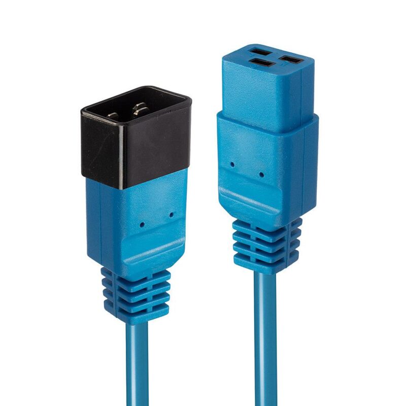 CABLE POWER IEC EXTENSION 1M/BLUE 30120 LINDY CABLE POWER IEC EXTENSION 1M/BLUE 30120 LINDY