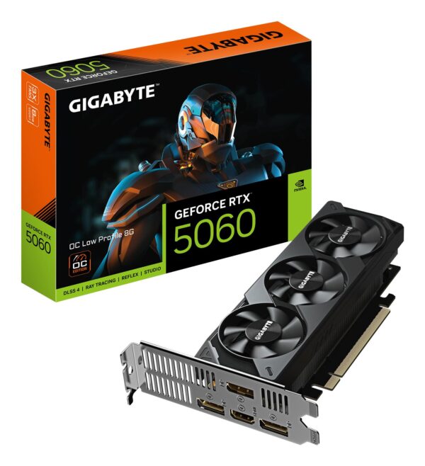 Graphics Card|GIGABYTE|NVIDIA GeForce RTX 5060|8 GB|GDDR7|128 bit|PCIE 5.0 16x|GPU 2512 MHz|Triple slot Fansink|GV-N5060OC-8GL CPU COOLER ACC THERMAL PASTE/DC2 BZ004 BE QUIET!