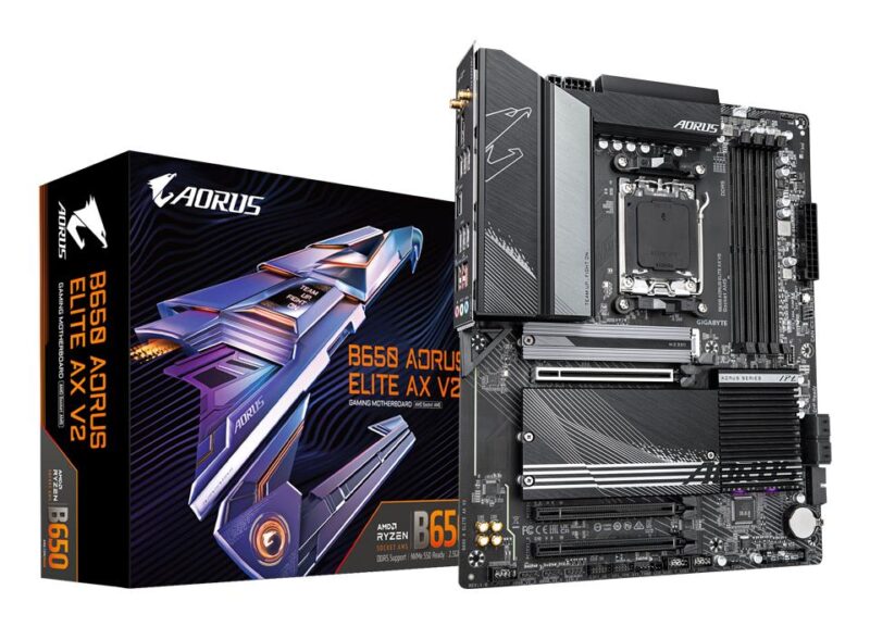 Mainboard|GIGABYTE|AMD B650|SAM5|ATX|Memory DDR5|Memory slots 4|B650AELITEAXV21.1 Mainboard|GIGABYTE|AMD B650|SAM5|ATX|Memory DDR5|Memory slots 4|B650AELITEAXV21.1