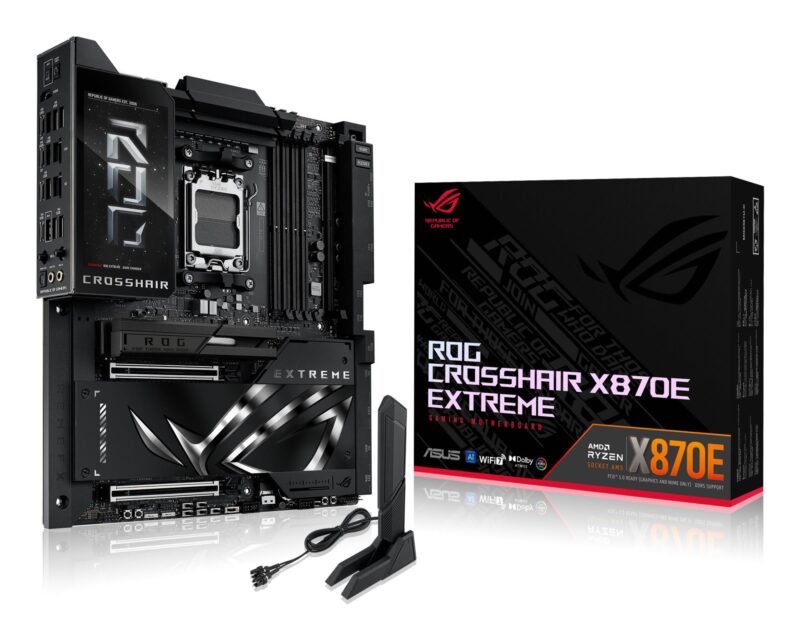 Mainboard|ASUS|AMD X870E|SAM5|EATX|Memory DDR5|Memory slots 4|CROSSHAIRX870EEXTREME Mainboard|ASUS|AMD X870E|SAM5|EATX|Memory DDR5|Memory slots 4|CROSSHAIRX870EEXTREME
