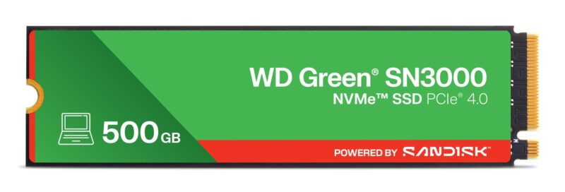 SSD|SANDISK|150xTBW rating|MTBF 1.75 h|NVMe Yes|PCI Express 4.0|M.2|500 GB|POWERED BY SANDISK|Green|WDS500G4G0E SSD|SANDISK|150xTBW rating|MTBF 1.75 h|NVMe Yes|PCI Express 4.0|M.2|500 GB|POWERED BY SANDISK|Green|WDS500G4G0E