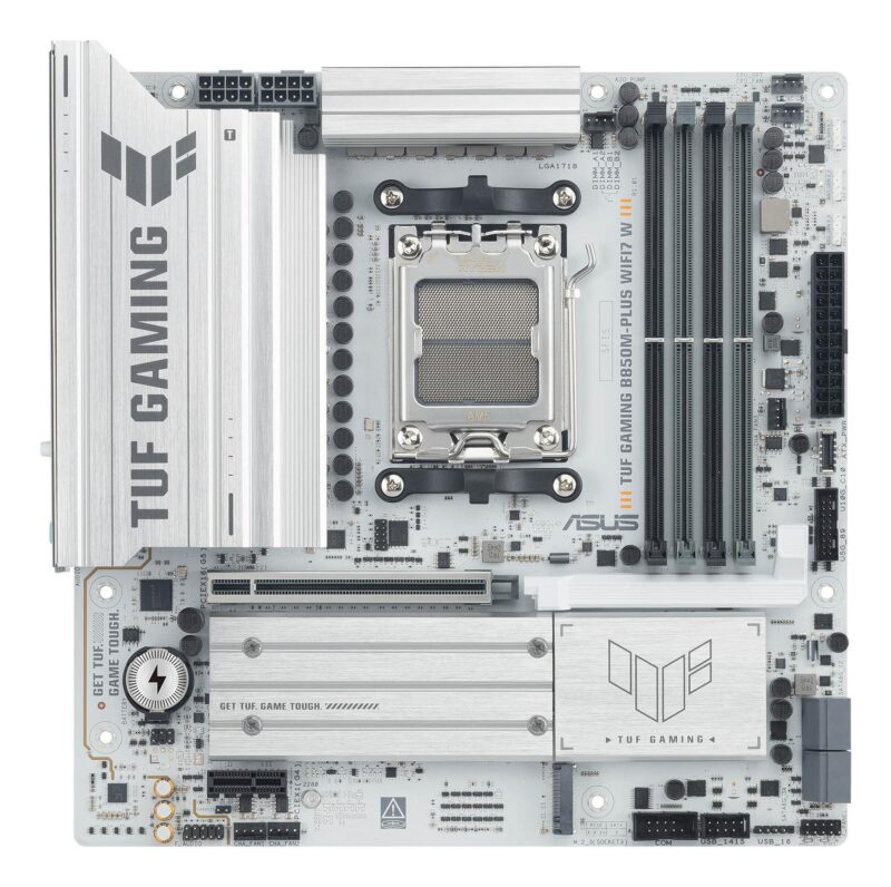 Mainboard|ASUS|AMD B850|SAM5|Micro-ATX|Memory DDR5|Memory slots 4|GAMINGB850M-PLUSWIFI7W Mainboard|ASUS|AMD B850|SAM5|Micro-ATX|Memory DDR5|Memory slots 4|GAMINGB850M-PLUSWIFI7W