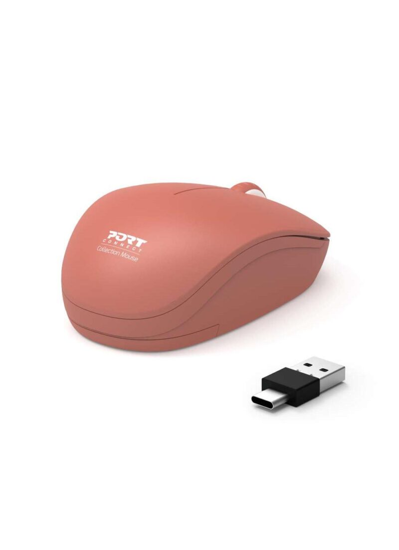 MOUSE USB OPTICAL WRL COLLECT./ORANGE 900542 PORT DESIGNS MOUSE USB OPTICAL WRL COLLECT./ORANGE 900542 PORT DESIGNS