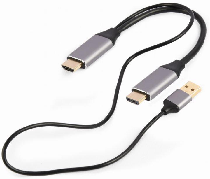 I/O ADAPTER HDMI TO DP/BLACK A-HDMIM-DPM-01 GEMBIRD I/O ADAPTER HDMI TO DP/BLACK A-HDMIM-DPM-01 GEMBIRD