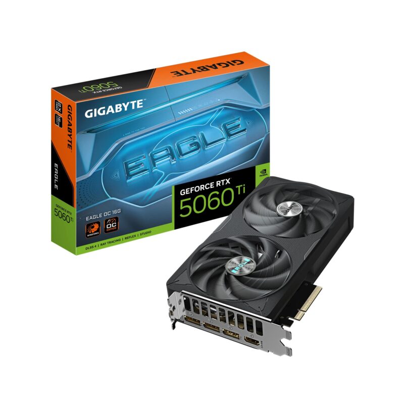 Graphics Card|GIGABYTE|NVIDIA|GeForce RTX 5060 Ti|2617 MHz|16 GB|GDDR7|128 bit|PCI Express x16 5.0|Active|GV-N506TEAGLEOC-16GD1.0 Graphics Card|GIGABYTE|NVIDIA|GeForce RTX 5060 Ti|2617 MHz|16 GB|GDDR7|128 bit|PCI Express x16 5.0|Active|GV-N506TEAGLEOC-16GD1.0