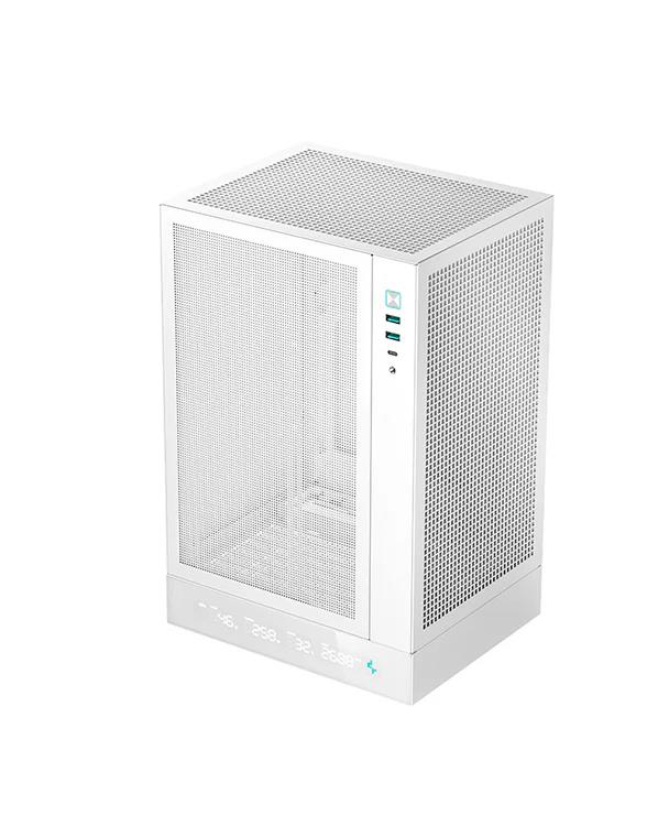 Case|DEEPCOOL|Mini-ATX|White|Tower|PC|CH170 DIGITAL WH|R-CH170-WHNPI0D-G-1 Case|DEEPCOOL|Mini-ATX|White|Tower|PC|CH170 DIGITAL WH|R-CH170-WHNPI0D-G-1
