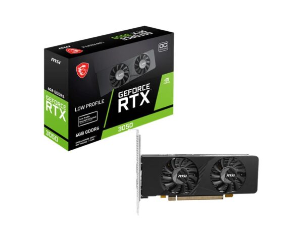 Graphics Card|MSI|NVIDIA|GeForce RTX 3050|6 GB|GDDR6|96 bit|PCI Express x8 4.0|Active|RTX3050LPE6GOC CPU COOLER ACC THERMAL PASTE/DC2 BZ004 BE QUIET!
