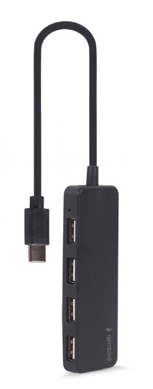 I/O HUB USB-C 4PORT/UHB-CM-U2P4-01 GEMBIRD I/O HUB USB-C 4PORT/UHB-CM-U2P4-01 GEMBIRD