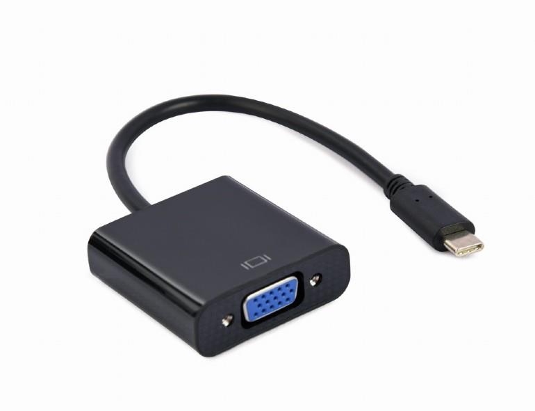 I/O ADAPTER USB-C TO VGA/A-CM-VGAF-01 GEMBIRD I/O ADAPTER USB-C TO VGA/A-CM-VGAF-01 GEMBIRD