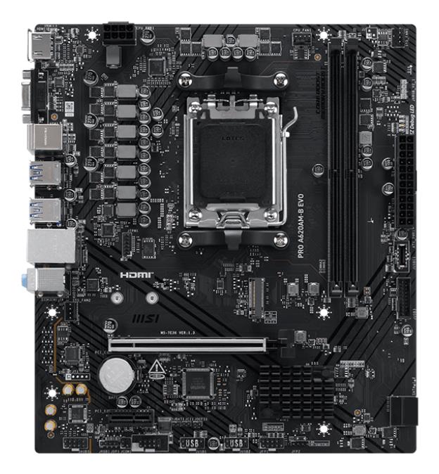 Mainboard|MSI|AMD A620A|Socket AM5|ATX|RAM DDR5-SDRAM|2xSlots|4xNumber of M.2 (M) slots|PROA620AM-BEVO Mainboard|MSI|AMD A620A|Socket AM5|ATX|RAM DDR5-SDRAM|2xSlots|4xNumber of M.2 (M) slots|PROA620AM-BEVO