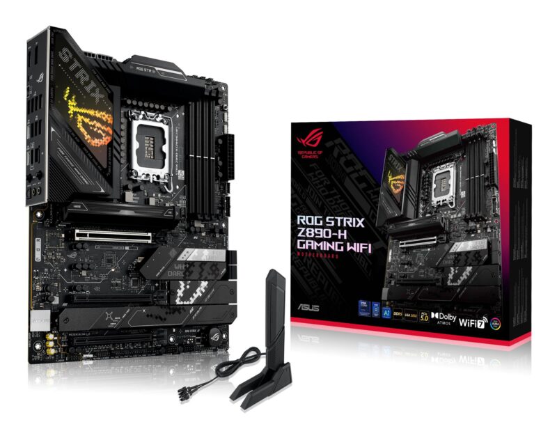 Mainboard|ASUS|Intel Z890|LGA1851|ATX|Memory DDR5|Memory slots 4|ROGSTRIXZ890-HGAMWIFI Mainboard|ASUS|Intel Z890|LGA1851|ATX|Memory DDR5|Memory slots 4|ROGSTRIXZ890-HGAMWIFI