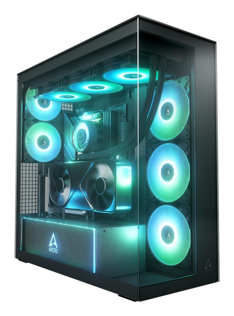 Case|ARCTIC|EATX|Black|Midi Tower|PC|Xtender VG (Mirror Black)|ACPCC00019A Case|ARCTIC|EATX|Black|Midi Tower|PC|Xtender VG (Mirror Black)|ACPCC00019A
